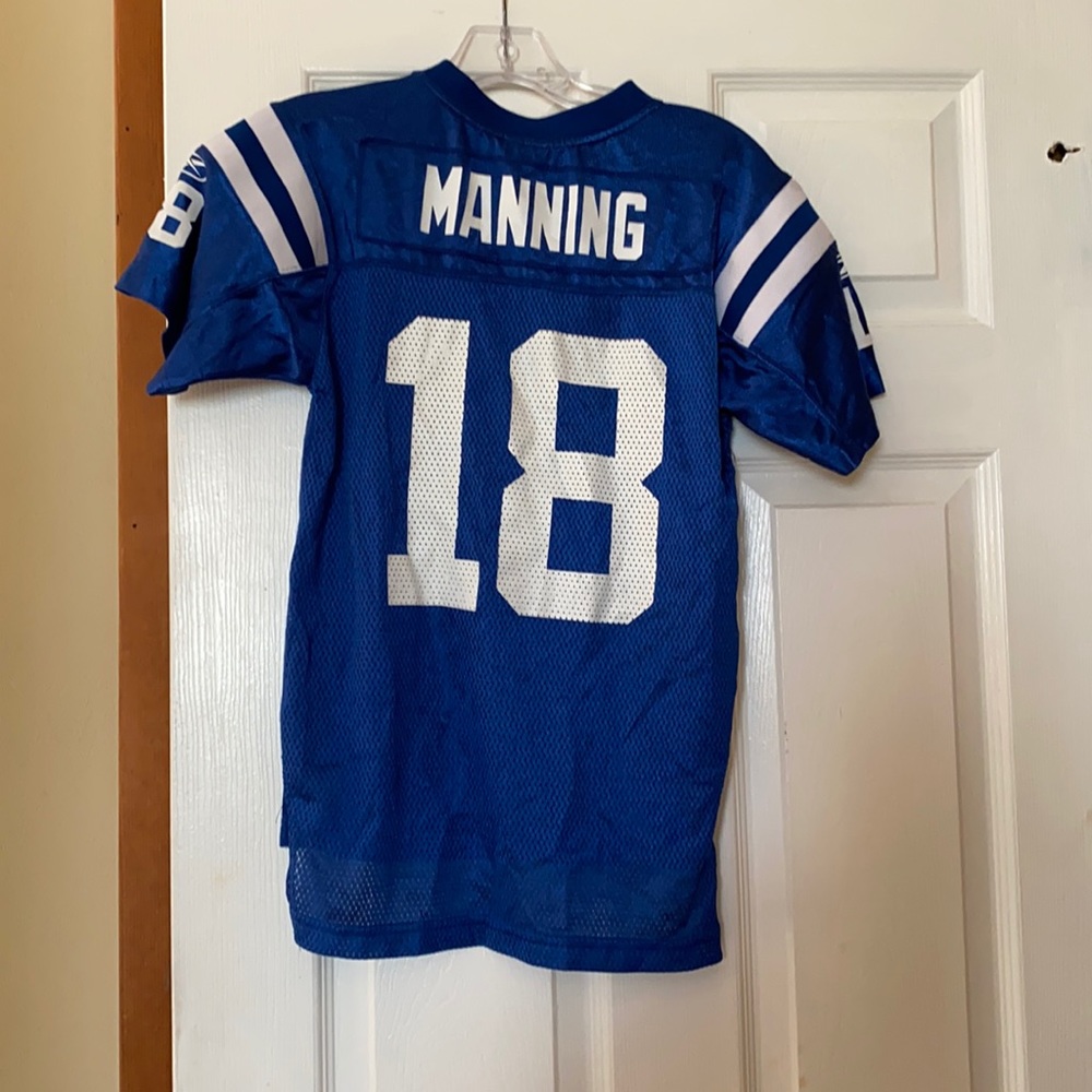 Gently used boys Manning Jersey